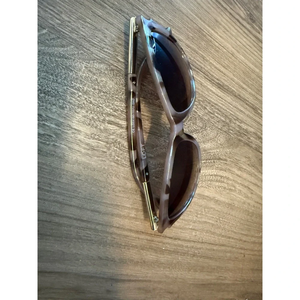 Loft Womens Cat Eye Sunglasses Marbled Tortoise Gold LG54180-1EP2-GN2 Brown